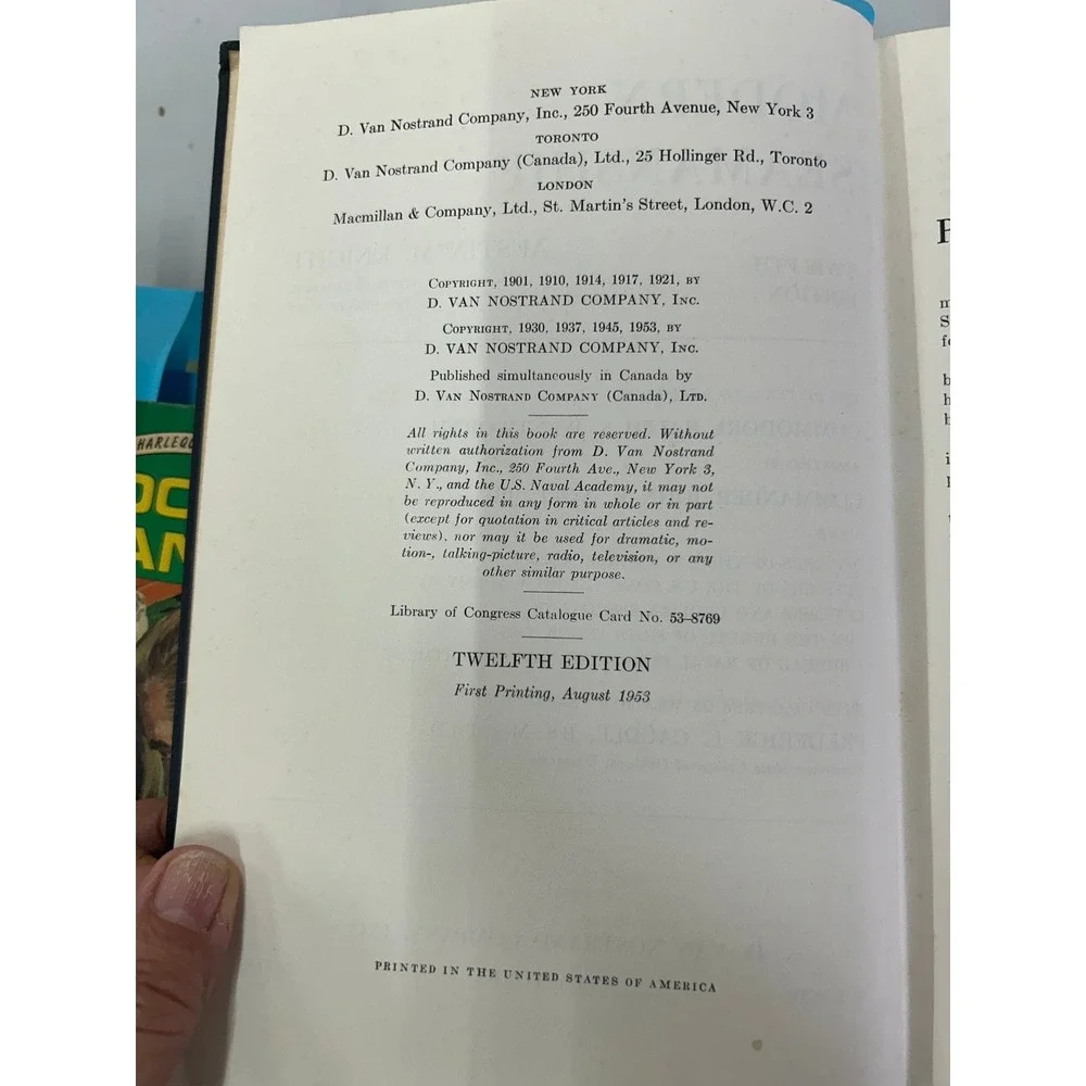 Knight's Modern Seamanship Austin M. Knight 1953 12th Edition‎ Nautical D. Van